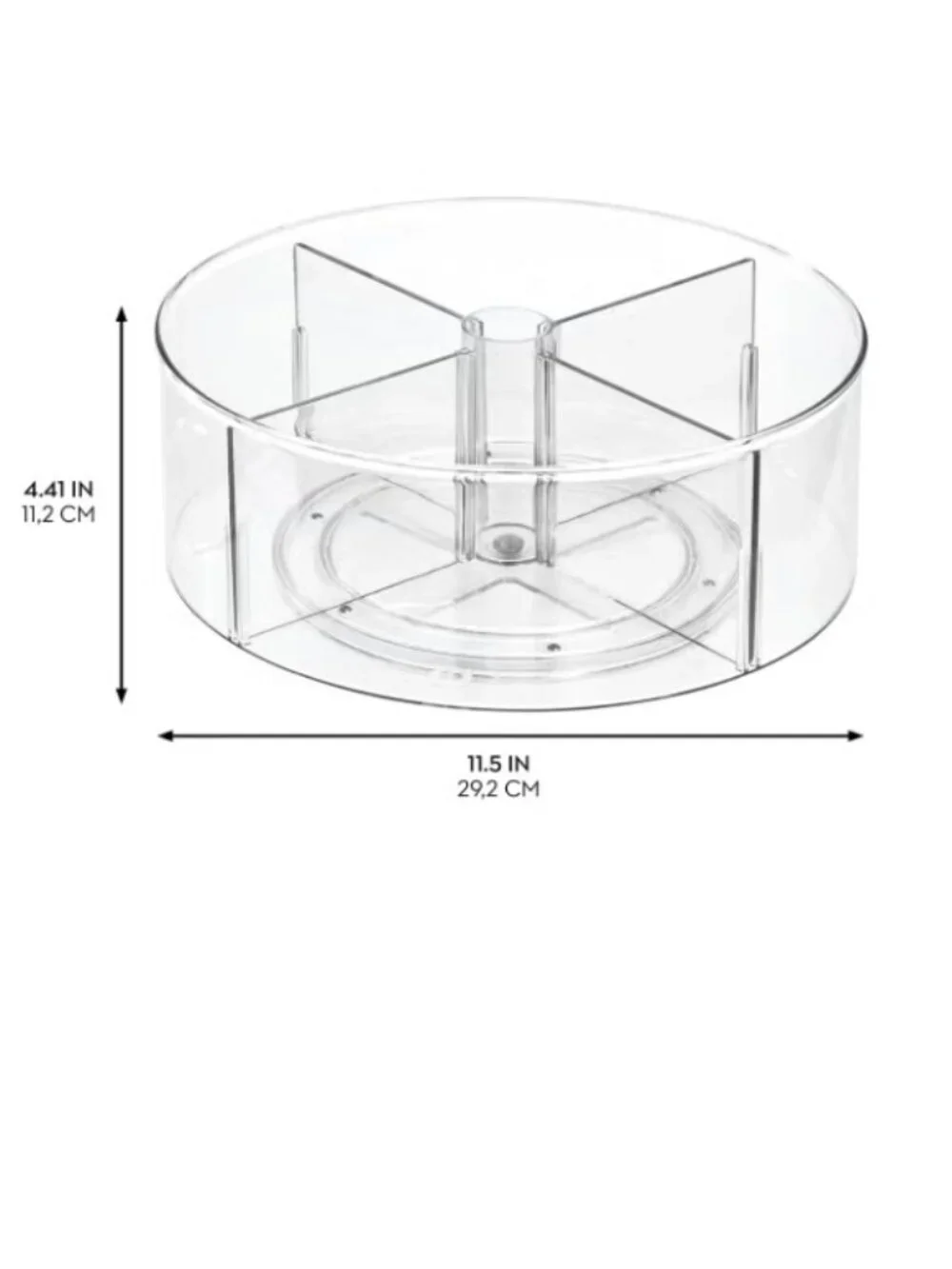 NWT The Home Edit Divided Lazy Susan